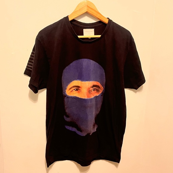 Eleven Paris - Life is a Joke - Mens Large - Obama Ninja - Black - T-Shirt - Picture 2 of 11